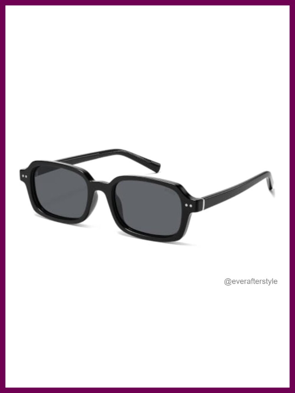 TR90 Rectangle Polarized Sunglasses UV400 Lightweight Full Frame